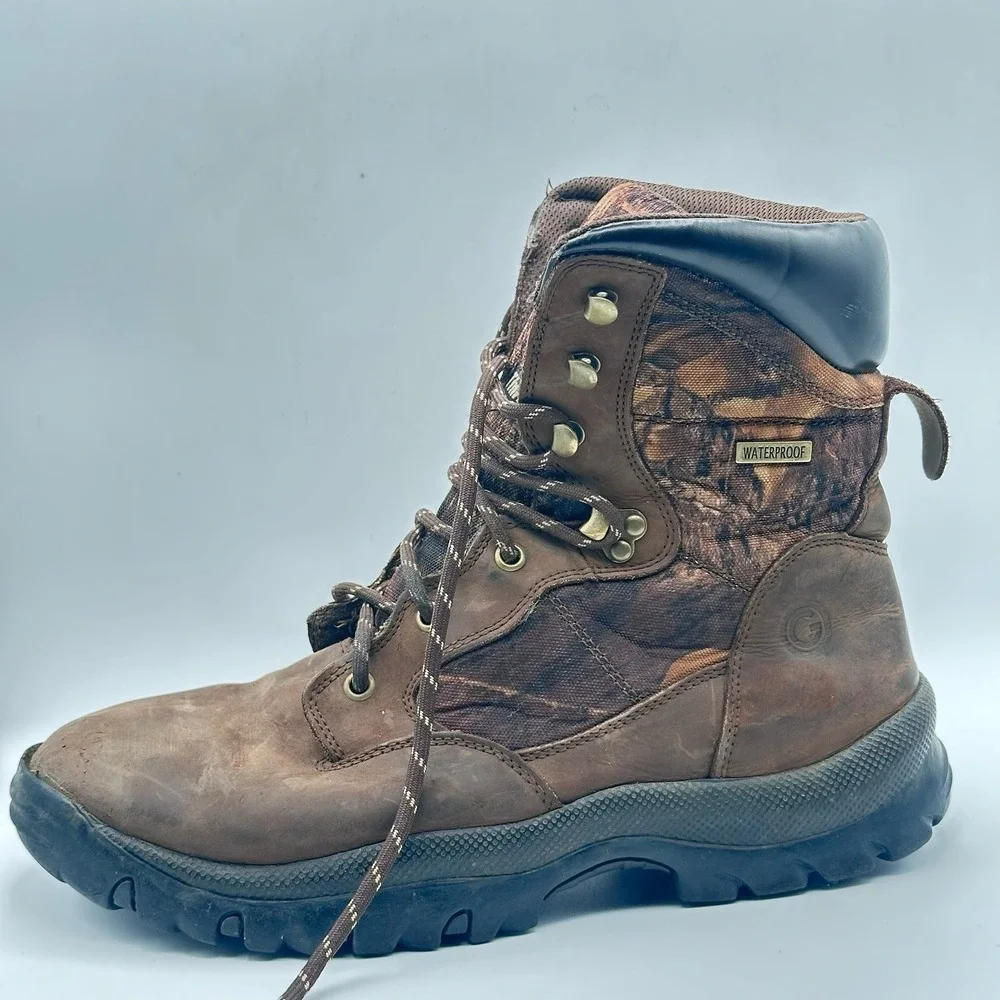 Outdoor Gear Waterproof Camo Insulated Hunting Boots Men's‎ Size 11